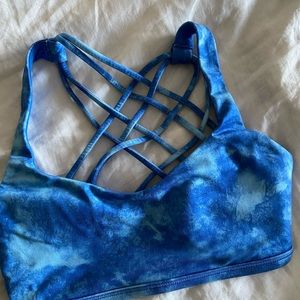 LuluLemon tie dye sports bra - size 2